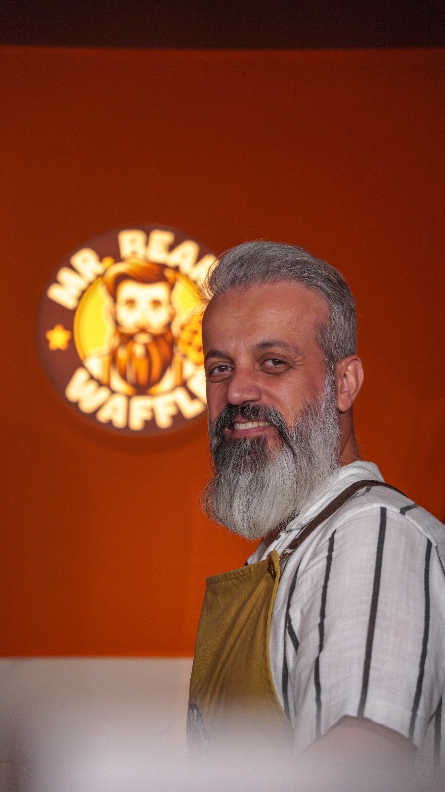 Mr Beard Waffle Logo